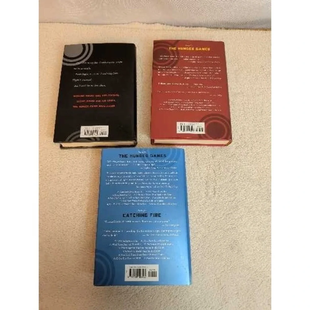 Suzanne Collins The Hunger Games Trilogy Set First Edition Hardcover Books 1 2 3